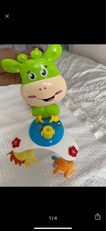 Bebek Projeksiyonu Dönen Başucu Zili Uyku Yatağı Çan Oyuncak