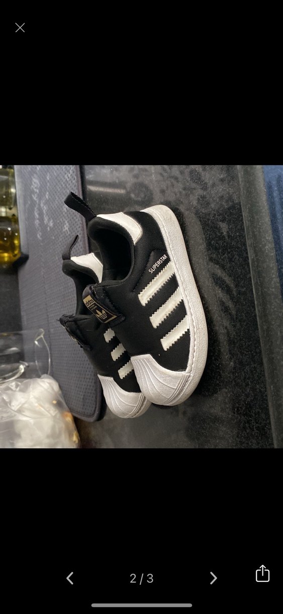 Siyah Erkek Çocuk Adidas Sneakers - Görsel 2