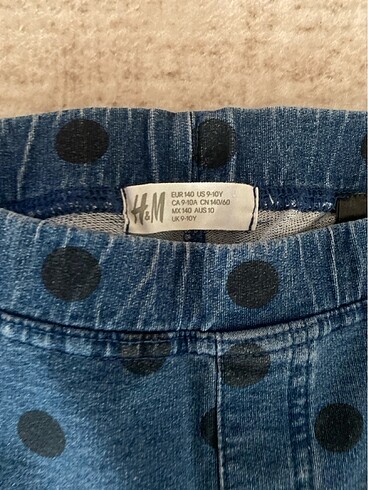H&M Kız çocuk pantolon eskitme kumaş