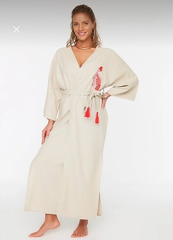 Trendyol & Milla Dokuma Kumaş Kimono