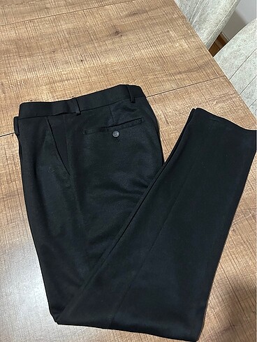 Siyah kumaş pantolon- erkek
