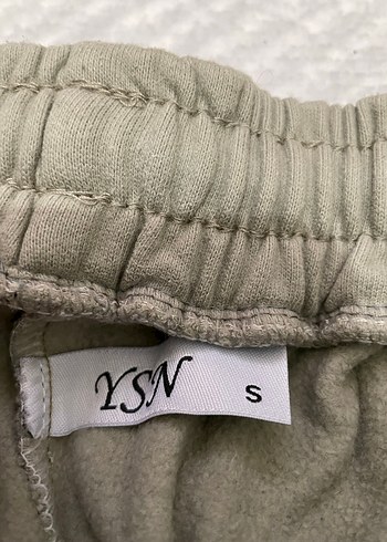 Kadın Keten Rahat Kesim Haki Eşofman Altı - Görsel 3