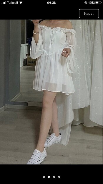 Trendyol & Milla Beyaz Elbise
