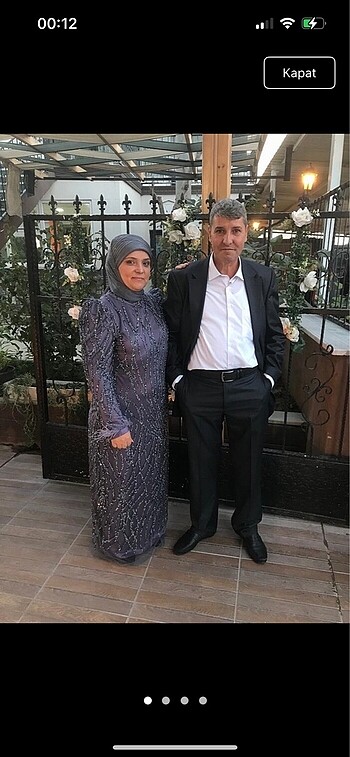 Uzun Taş Elbise Tesettür