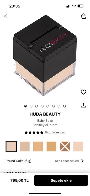 Huda beauty powder