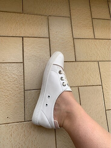 36 Beden beyaz Renk beyaz gunluk ayakkabi
