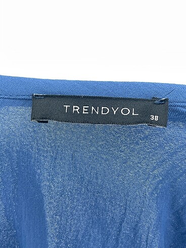 38 Beden mavi Renk Trendyol & Milla Uzun Elbise %70 İndirimli.