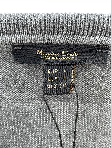 l Beden gri Renk Massimo Dutti Hırka %70 İndirimli.