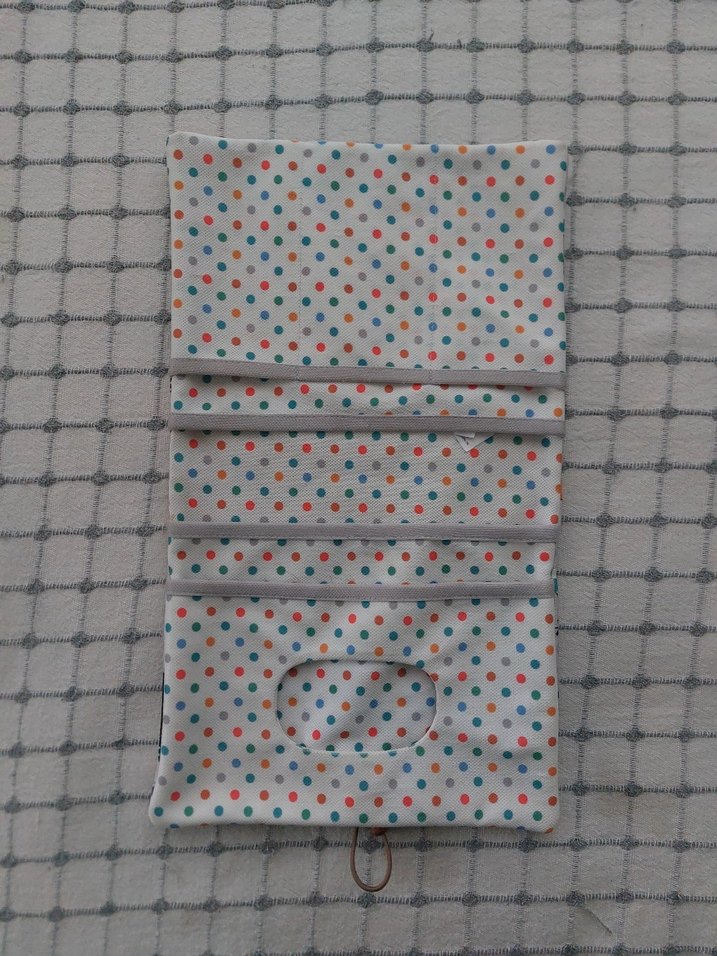 Gri Desenli Bebek Çantası - Görsel 2