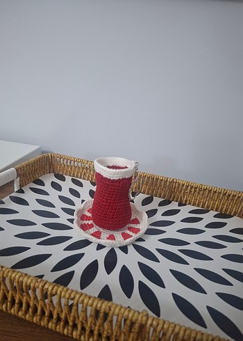amigurumi çay anahtarlık - Görsel 3
