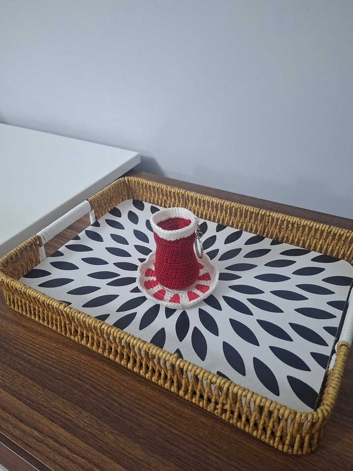 amigurumi çay anahtarlık - Görsel 2