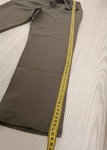 36 Beden Kumaş Haki Kadın Pantolon