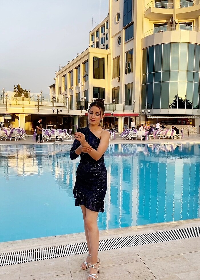 Mavi abiye - Görsel 2