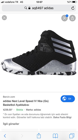 Adidas Adidas basketbol ayakkabı