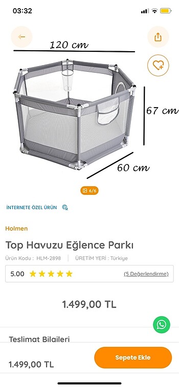 HOLMEN TOP HAVUZU OYUN PARKI