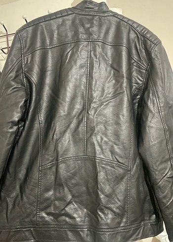 2adet Siyah Deri Erkek Motorcu Ceketi - Görsel 5