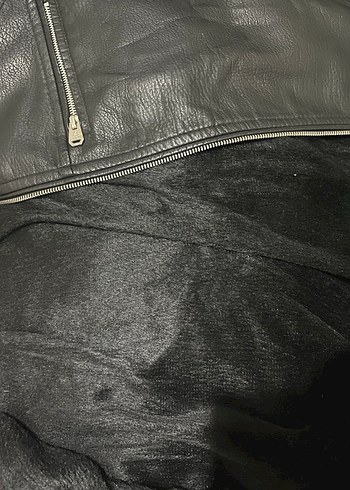 2adet Siyah Deri Erkek Motorcu Ceketi - Görsel 3