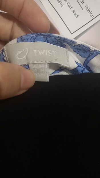 38 Beden Twist etek çiçekli. 