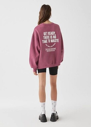 Pull and Bear Pull and Bear Oversize Sweatshirt
