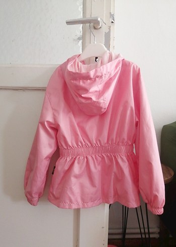 Civil Kız Çocuk Pembe Fermuarlı Yağmurluk