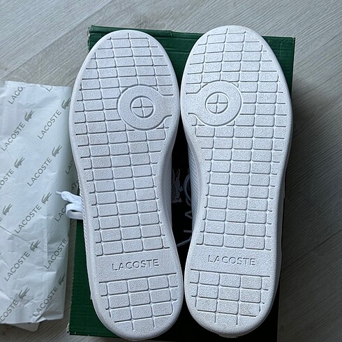 43 Beden beyaz Renk Lacoste Carnaby Evo 319 Deri Sneaker