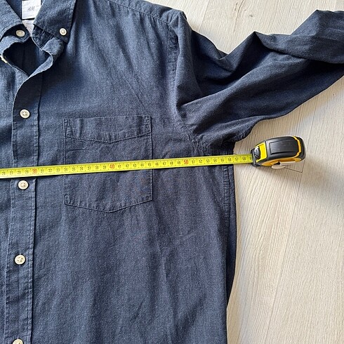 m Beden lacivert Renk H&M Yazlık ince gömlek