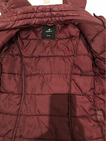 xs Beden Colins Marka Bordo Şişme Mont