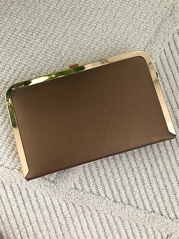 Diğer Abiye Kahverengi Clutch Çanta