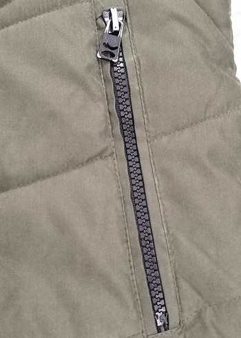 erkek Gri Kapüşonlu Kış Montu - Görsel 4