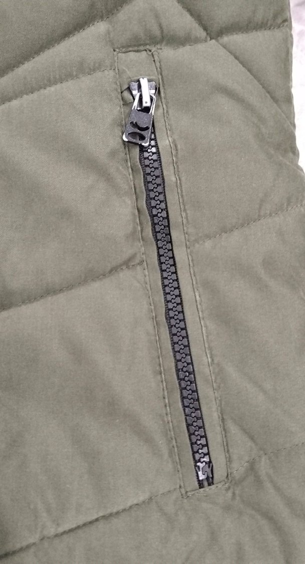 erkek Gri Kapüşonlu Kış Montu - Görsel 4