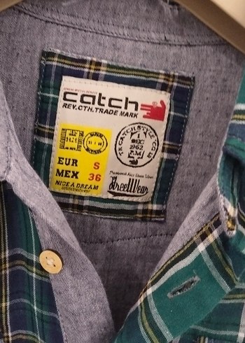 Pamuklu erkek çocuk gömlek S - Görsel 2