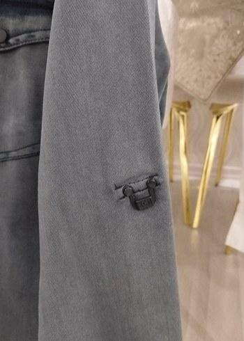 Gri Denim Erkek çocuk Gömlek 14yas - Görsel 7