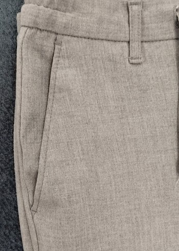 Bej Regular Fit Erkek Pantolon - Görsel 4