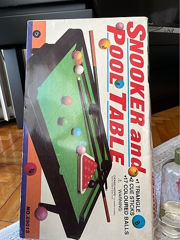  Mini vintage Pool table (bilardo masası)