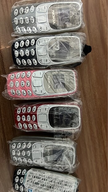 Nokia mini 3310 parmak telefon