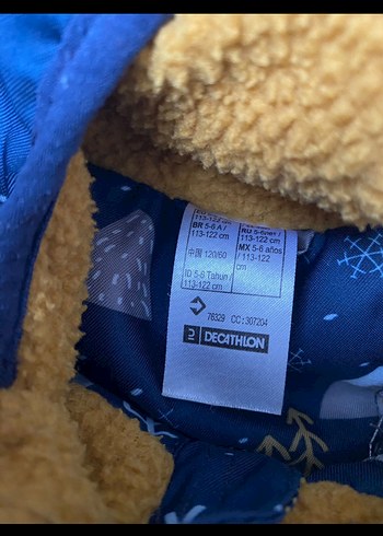 Kapüşonlu Koyu Mavi Erkek Yağmurluk - Görsel 2