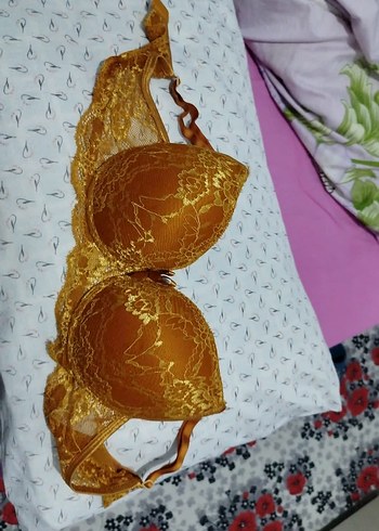 Parlak Bej Desenli Bohem Sütyen