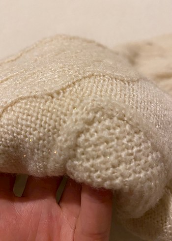 Bej Bohem Midi Örgü Hırka - Görsel 3