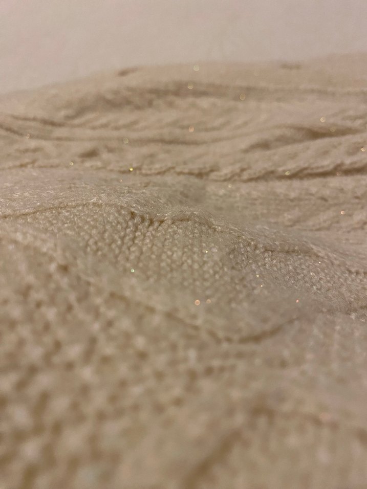 Bej Bohem Midi Örgü Hırka - Görsel 5