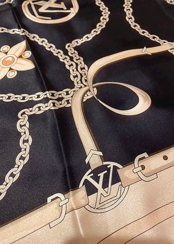 ithal vual ipek şal lacivert - Görsel 6