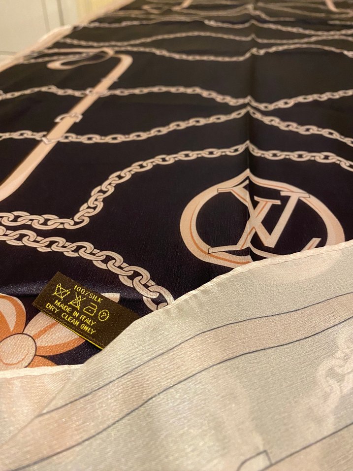 ithal vual ipek şal lacivert - Görsel 3