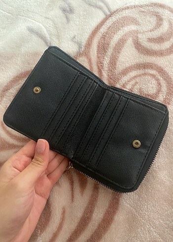 Siyah Yılan Desenli Kadın Deri Cüzdan - Görsel 7