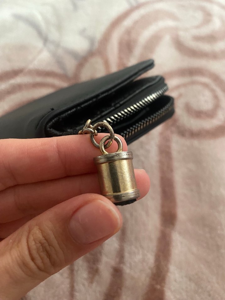 Siyah Yılan Desenli Kadın Deri Cüzdan - Görsel 2