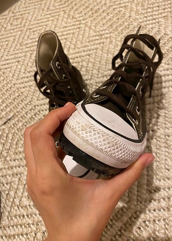 Kahverengi Kadın Platform Sneakers - Görsel 5