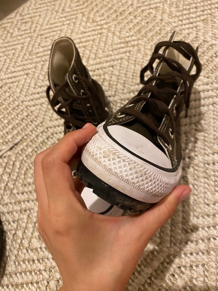 Kahverengi Kadın Platform Sneakers - Görsel 5