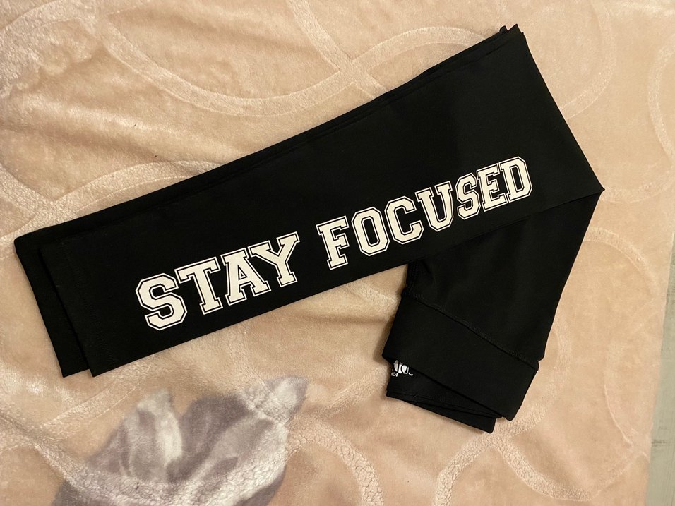 Siyah Baskılı Esnek Kadın Tayt - Görsel 3