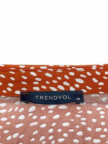36 Beden turuncu Renk Trendyol & Milla Günlük Elbise %70 İndirimli.