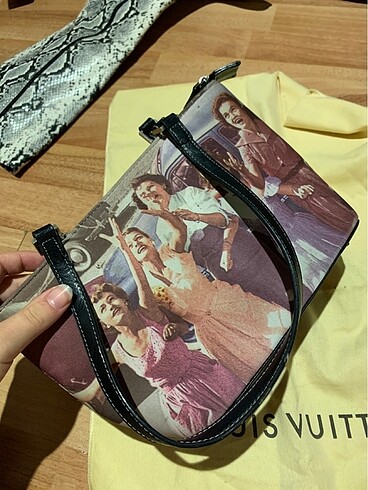  Beden mor Renk Vintage çanta