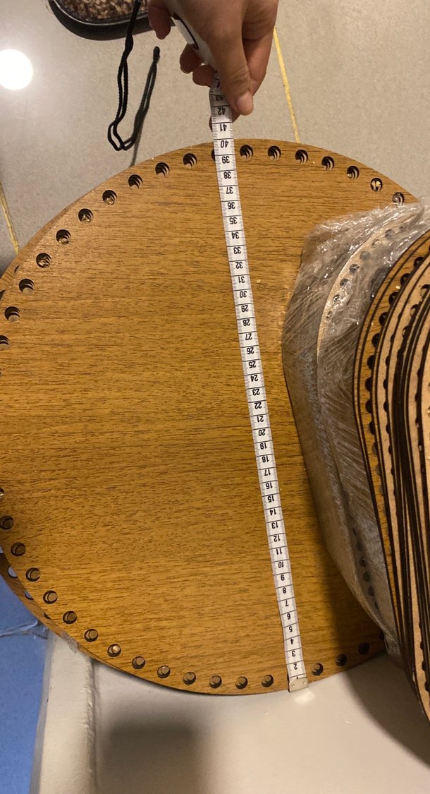 Kahverengi Ahşap delikli taban - Görsel 2