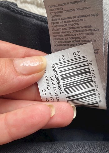 26 Beden Siyah Kadın Slim Fit Denim Pantolon